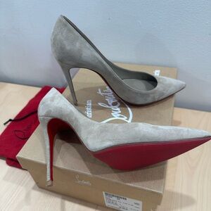 Christian Louboutin Grey Kate Pumps